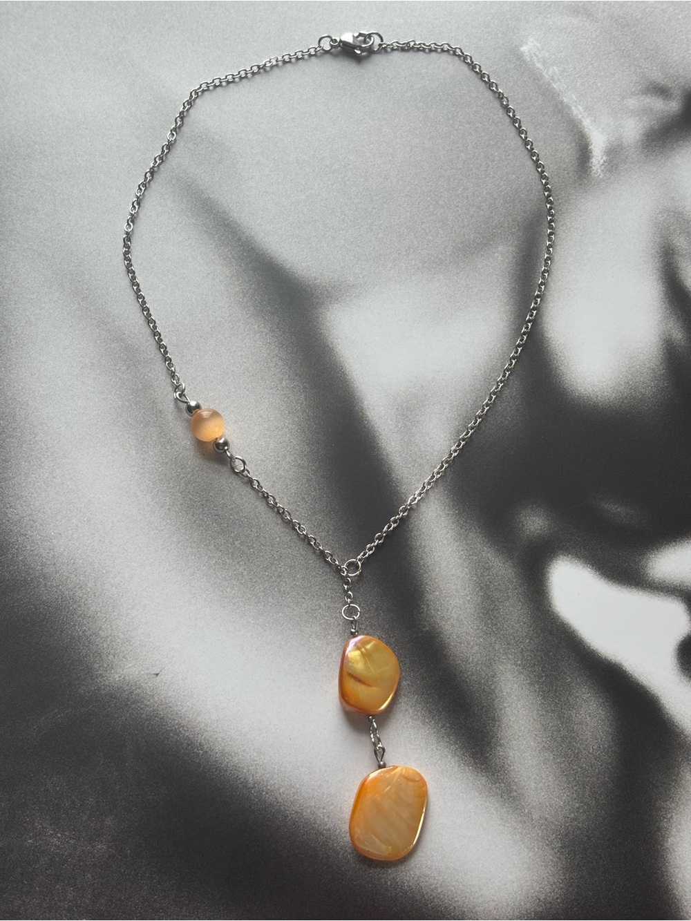 Yellow Shell Drop Necklace - Women Jewelry